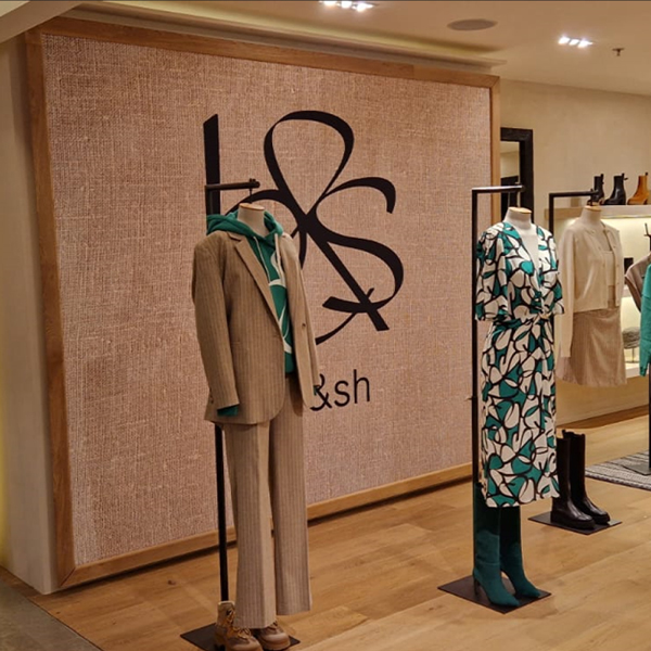 cadre tissu boutique