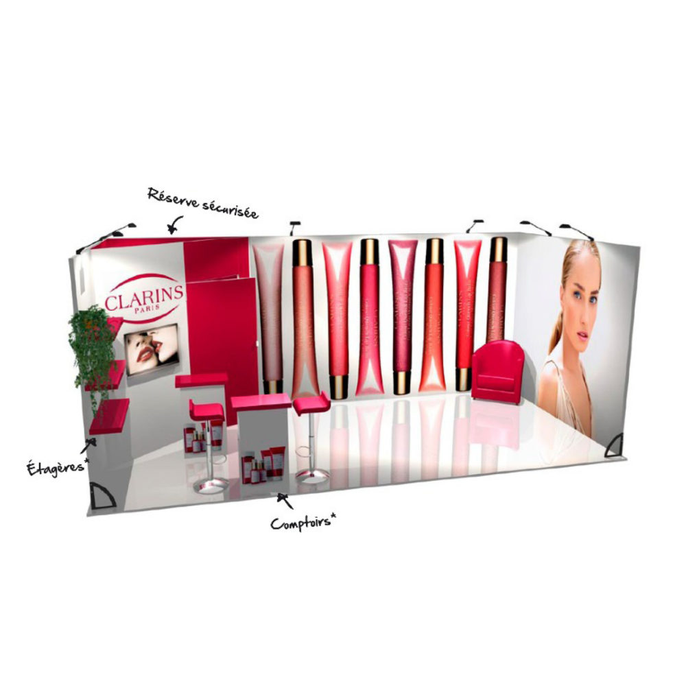 illustration stand pré-monté