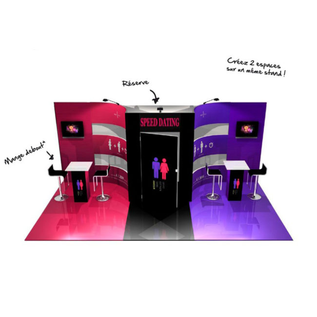 Stand double pré-monté