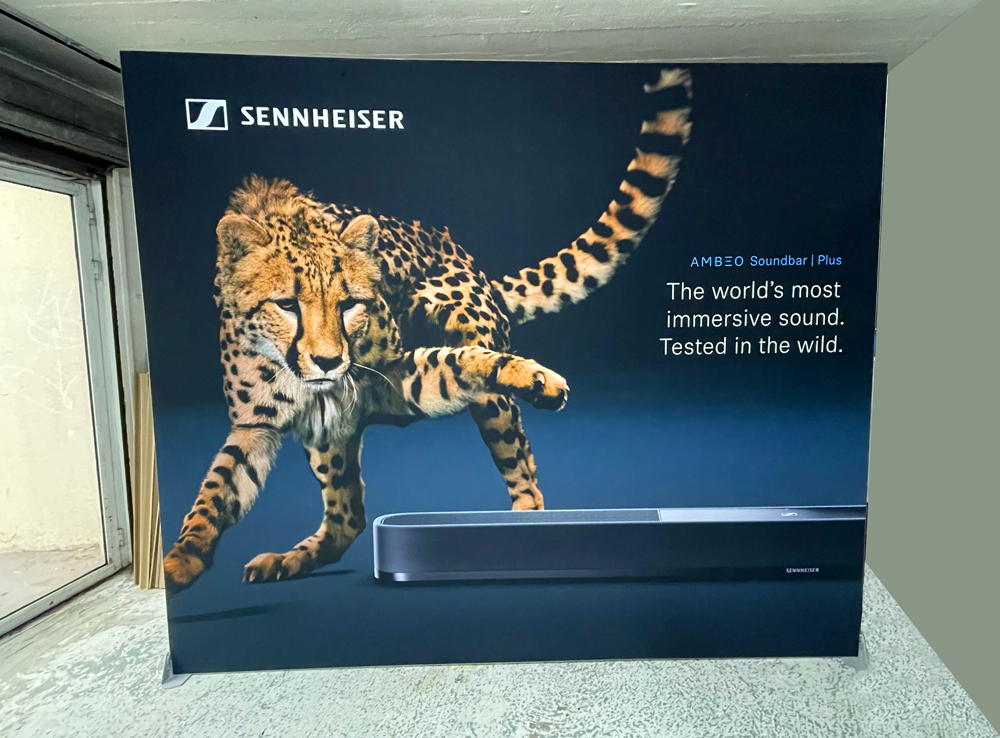 Cadre tissu auto-porté S’com Services