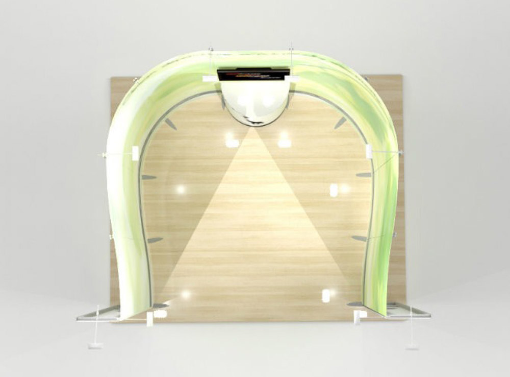 Stand courbe Isowave 3D S’com Services