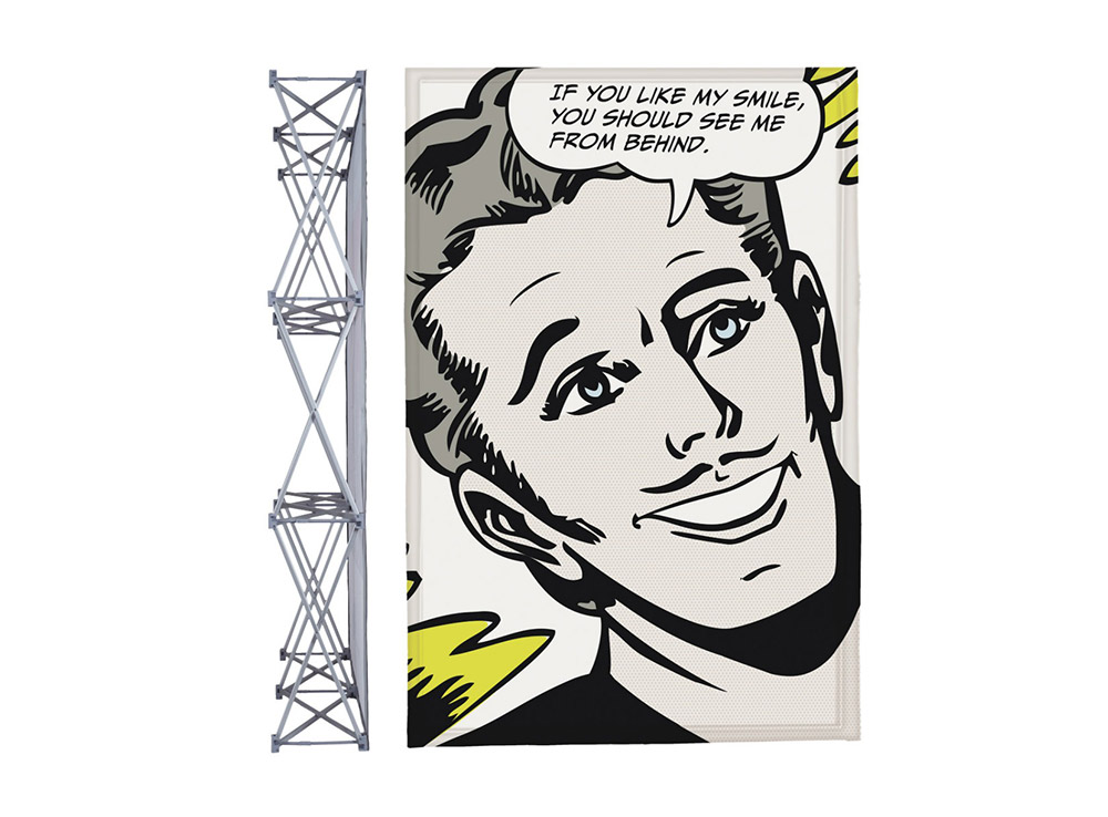 Stand parapluie droit tissu S’com Services