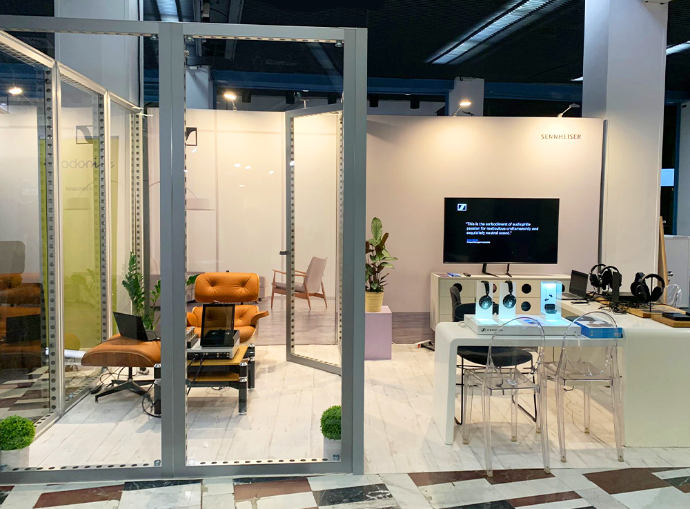 Cloisons stand pré-monté modulable S’com Services