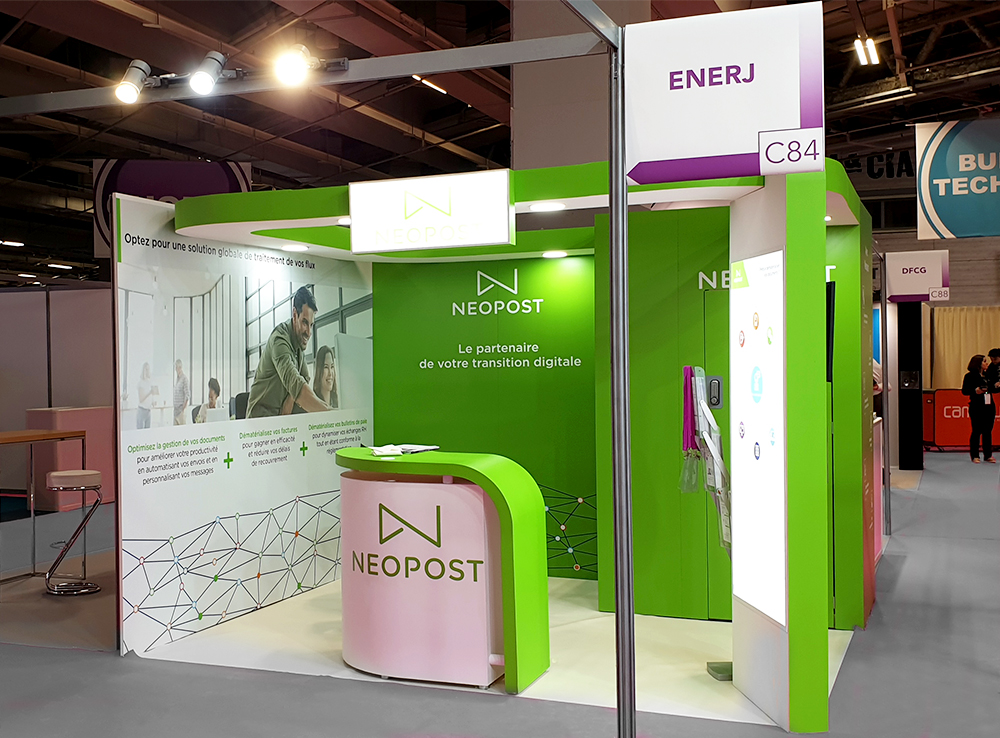 Stand traditionnel d’exposition S’com Servives