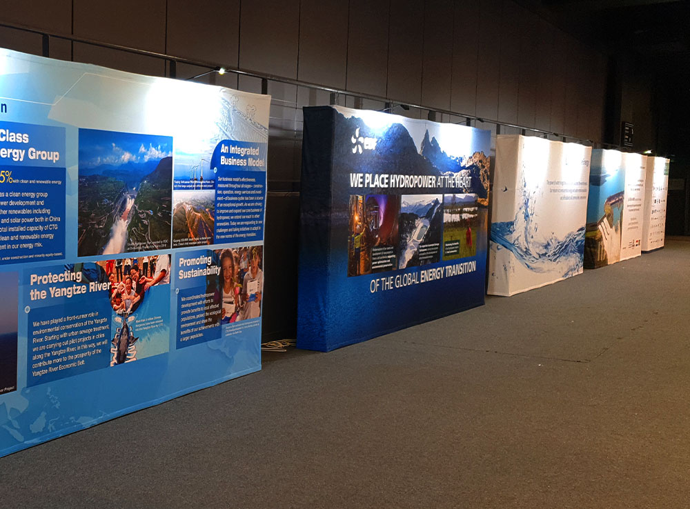 Stand parapluie droit tissu S’com Services