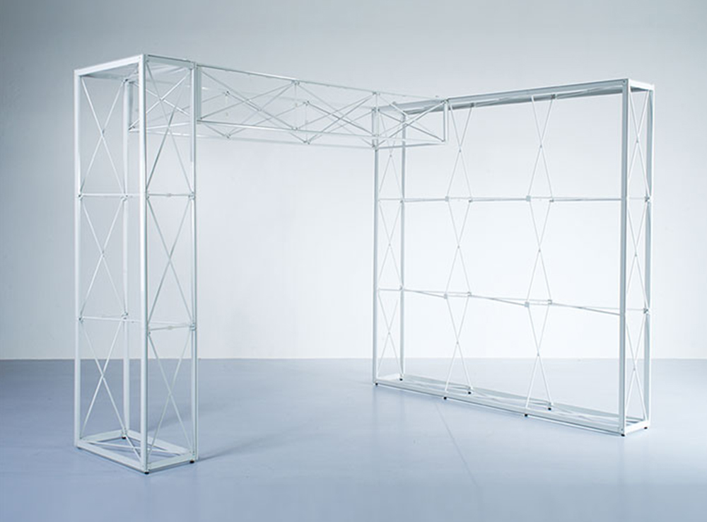 Structure stand modulaire en tissu S’com Services