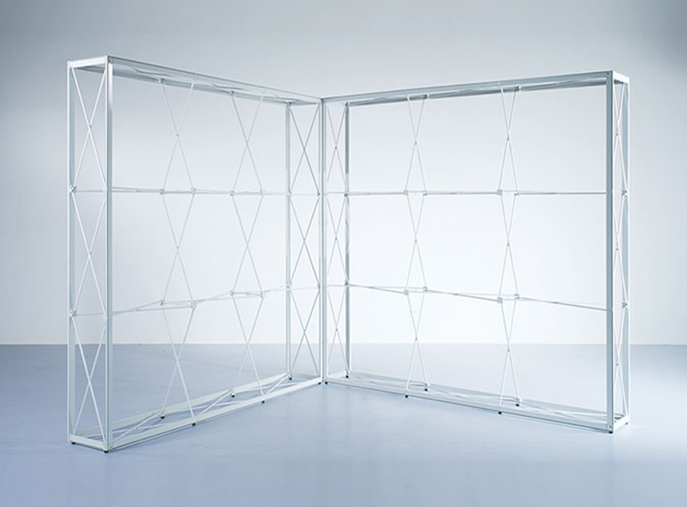 Structure stand modulaire en tissu S’com Services