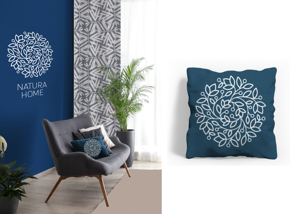 Décoration de tissu : coussins, rideaux, etc