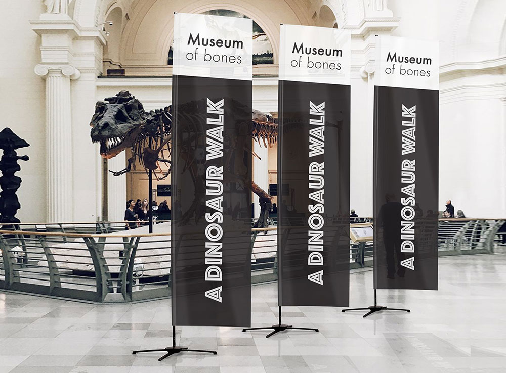 Drapeau flamme publicitaire