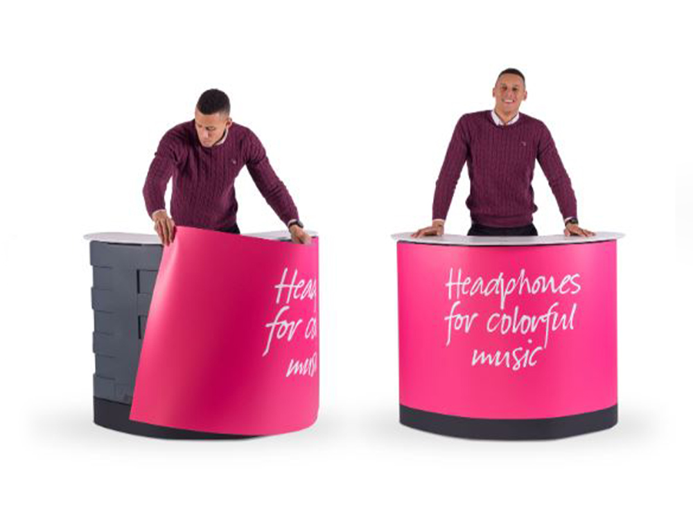 Bâche personnalisée pour comptoir