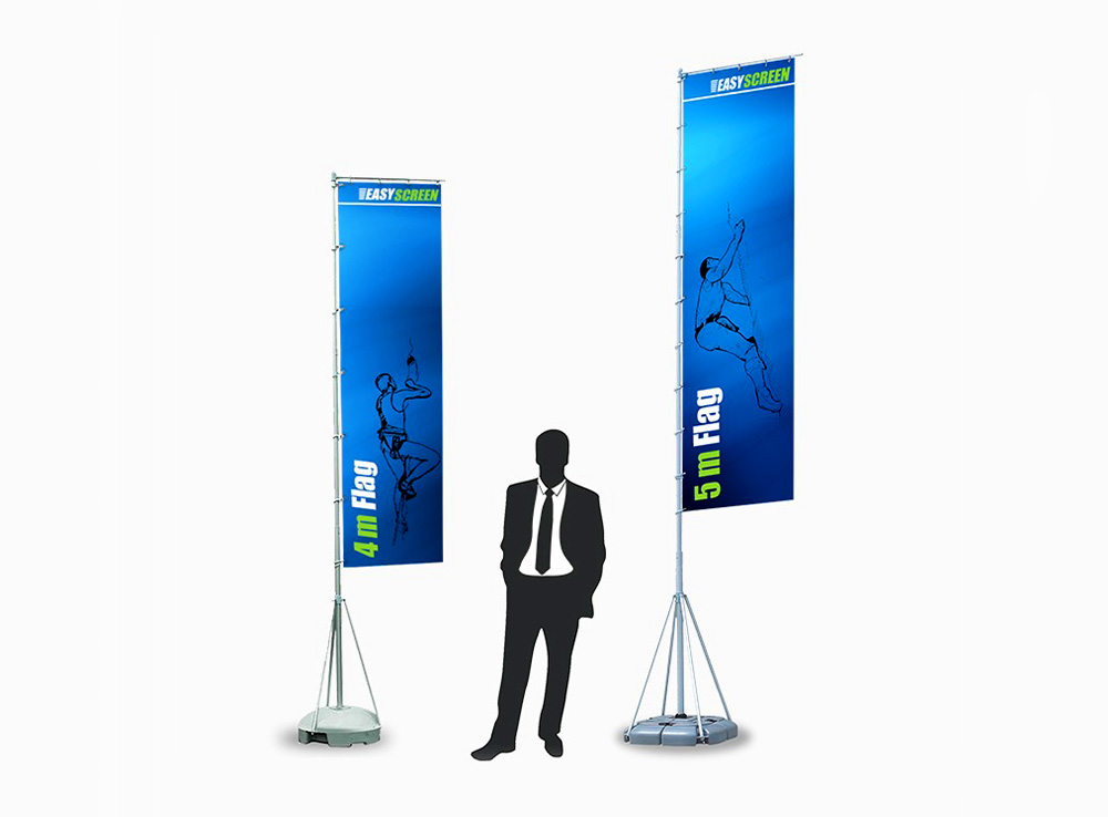 Flamme publicitaire géante