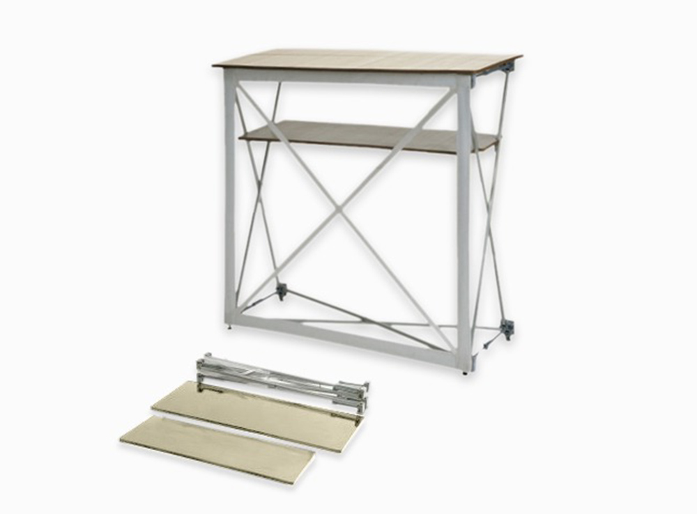 Structure du comptoir pop-up tissu de S’com Services