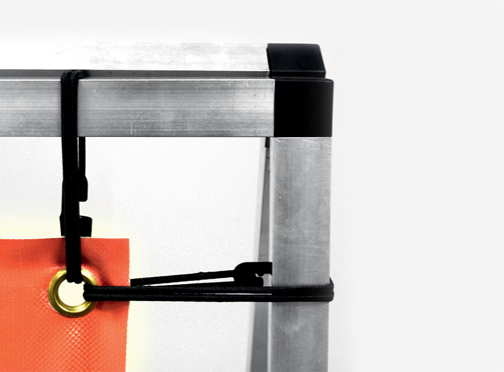 Accroche oeillets pour votre panneau publicitaire