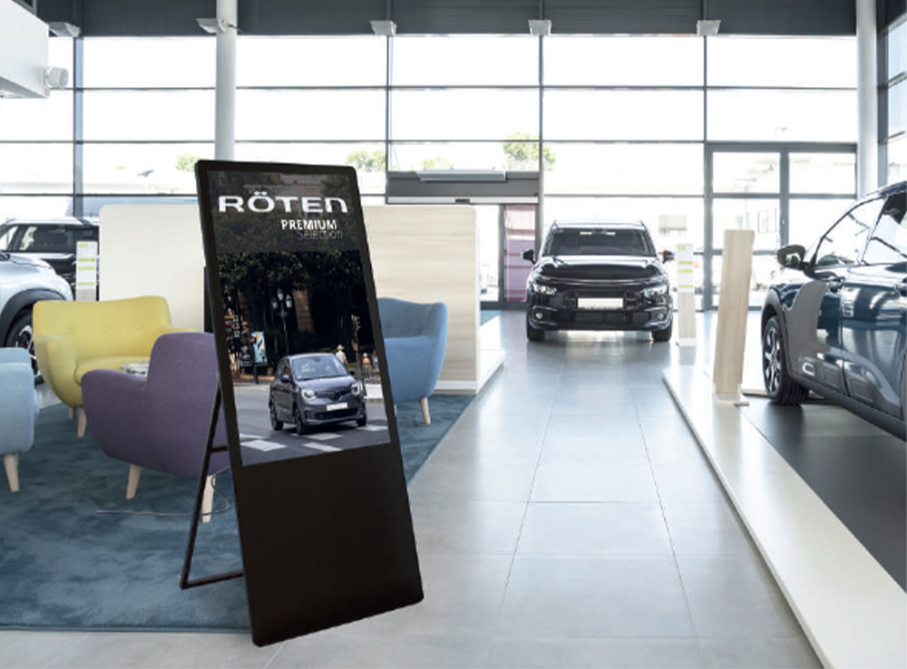 Chevalet écran LED pour concession auto