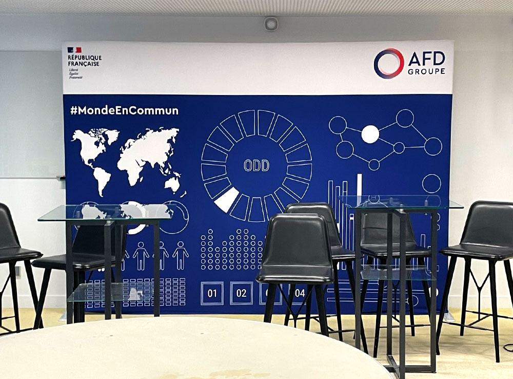 Photocall formulate pour conférence