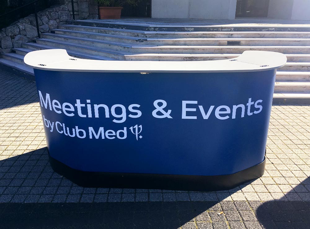 Comptoir d’accueil countercase XL