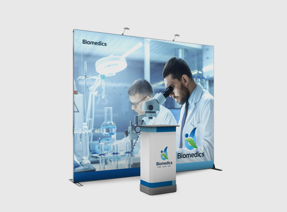 Toile tendue Classic Frame et comptoir