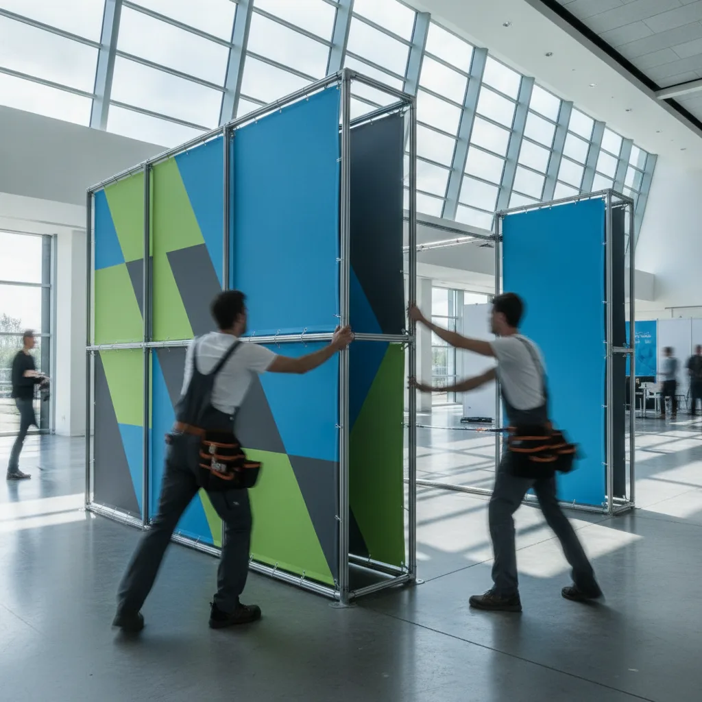 kit stand exposition portable complet