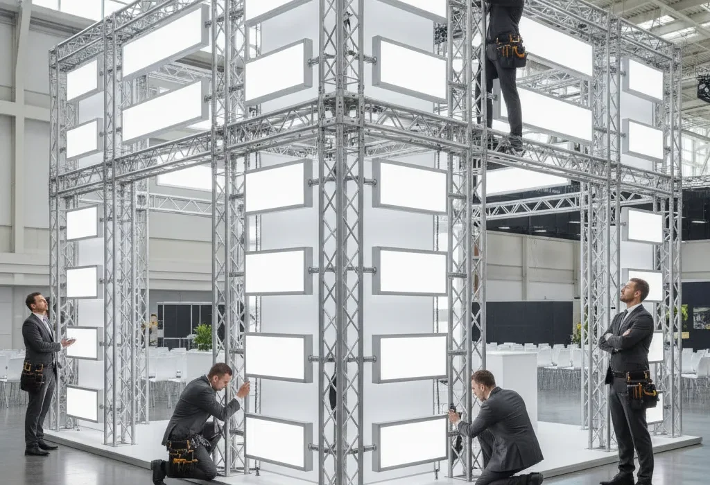 Stand modulaire réutilisable | amortissement par salon - stand modulaire reutilisable amortissement