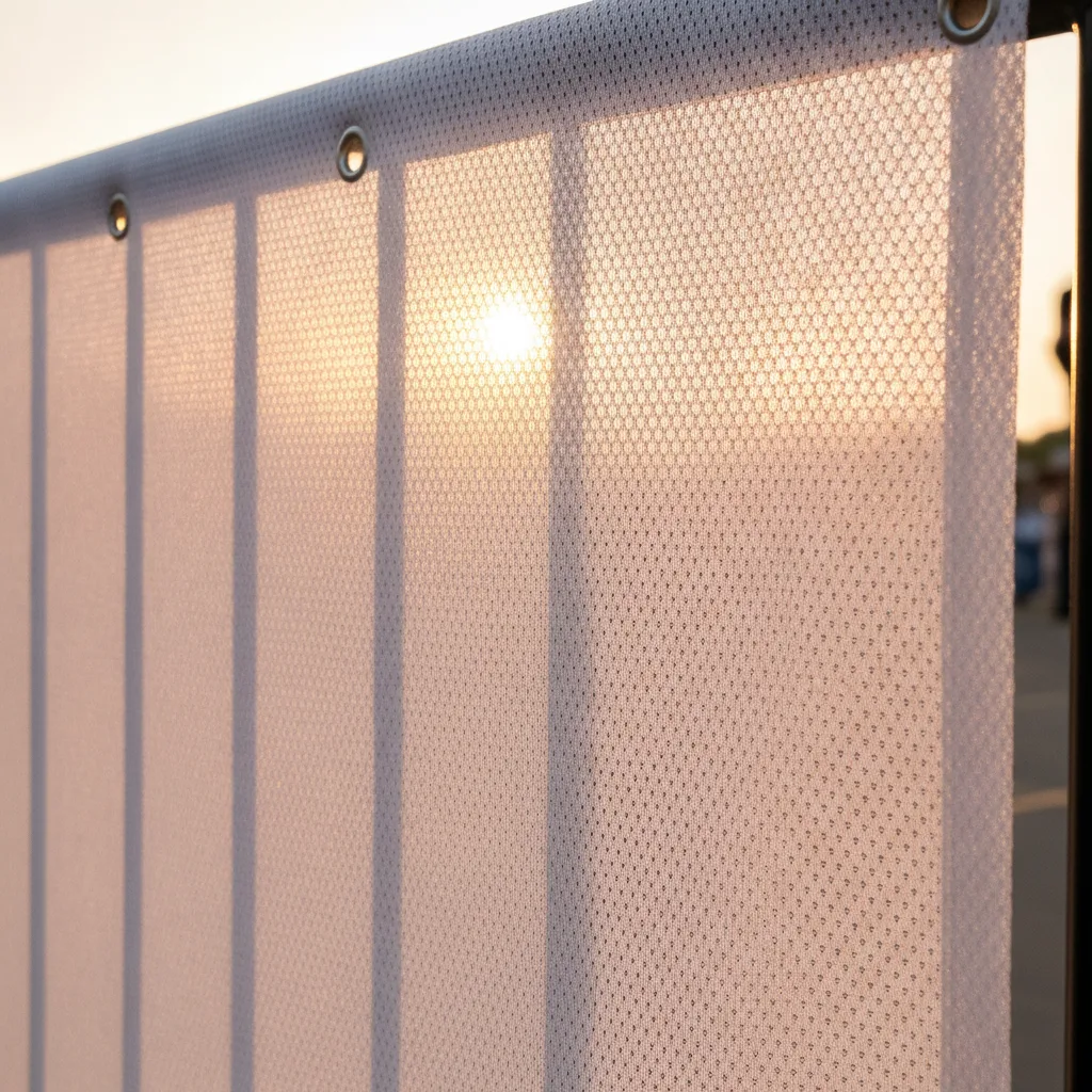 impression bâche mesh micro-perforé