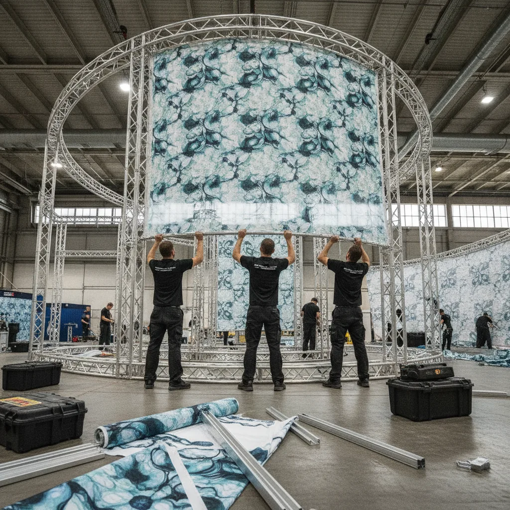 sublimation tissu impression événementielle